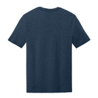 NEW CAPELLA District® Perfect Weight® CVC Tee (10-in logo) - Heathered Navy