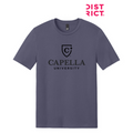 NEW CAPELLA District® Perfect Weight® CVC Tee (10-in logo) - Elderberry