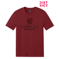 NEW CAPELLA District® Perfect Weight® CVC Tee (10-in logo) - Garmet
