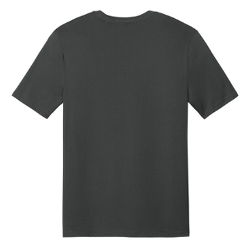 NEW CAPELLA District® Perfect Weight® CVC Tee (10-in logo) - Charcoal