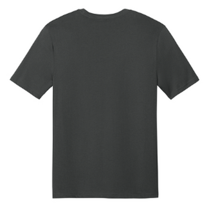 NEW CAPELLA District® Perfect Weight® CVC Tee (10-in logo) - Charcoal