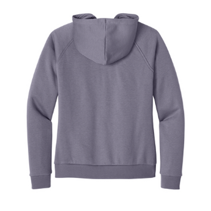 NEW CAPELLA Allmade® Women’s Organic CVC Fleece Full-Zip Hoodie (2.5-in logo) - Cosmic Purple
