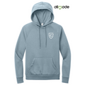NEW CAPELLA Allmade® Unisex Organic CVC Fleece Pullover Hoodie (2.5-in logo) - I Like You Blue