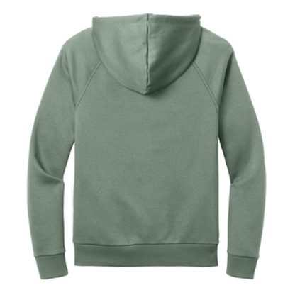 NEW CAPELLA Allmade® Unisex Organic CVC Fleece Pullover Hoodie (2.5-in logo) - Matcha Green