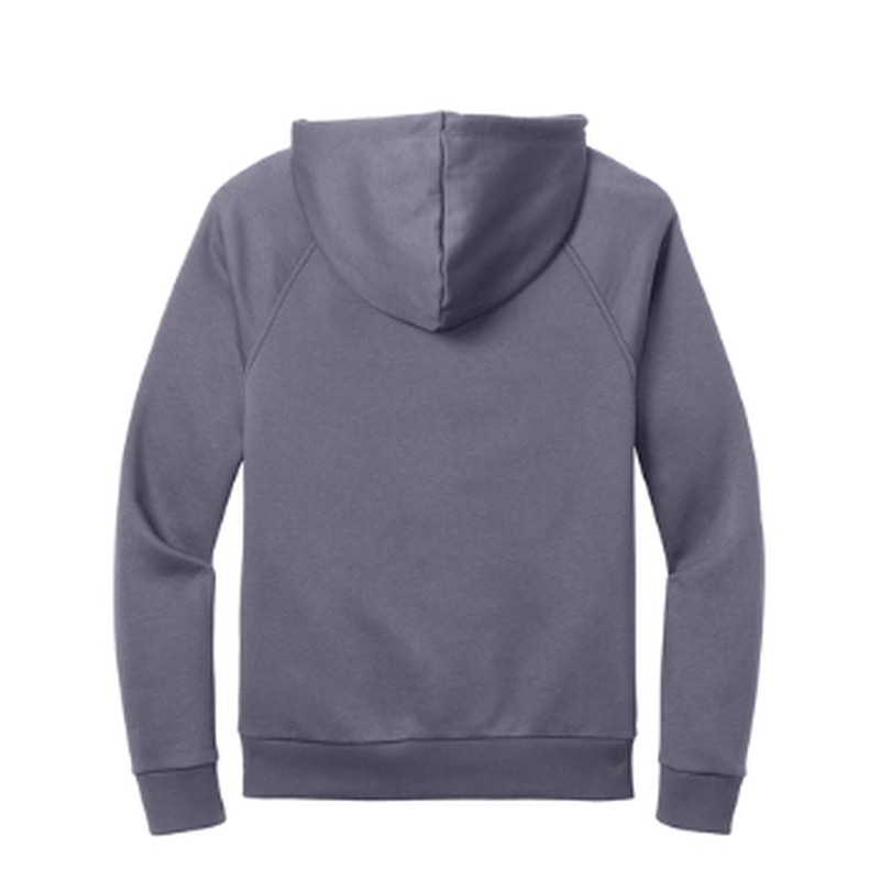 NEW CAPELLA Allmade® Unisex Organic CVC Fleece Pullover Hoodie (2.5-in logo) - Cosmic Purple