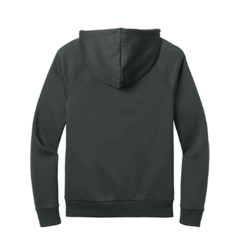 NEW CAPELLA Allmade® Unisex Organic CVC Fleece Pullover Hoodie (2.5-in logo) - Terrain Grey