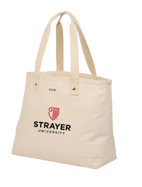 STRAYER FEED Organic Cotton Weekend Tote - NATURAL