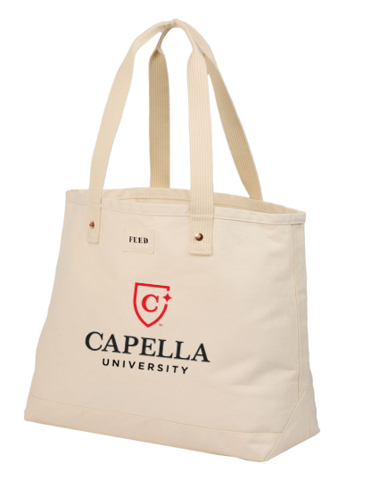 CAPELLA FEED Organic Cotton Weekend Tote - NATURAL