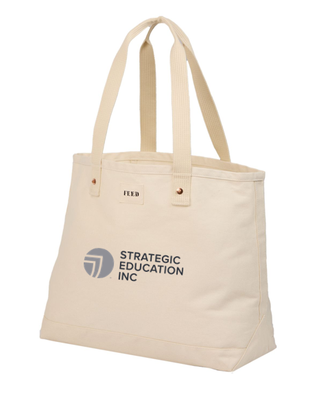 SEI FEED Organic Cotton Weekend Tote - NATURAL