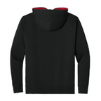 CAPELLA Next Level Apparel® Laguna Hoodie - Black/Red