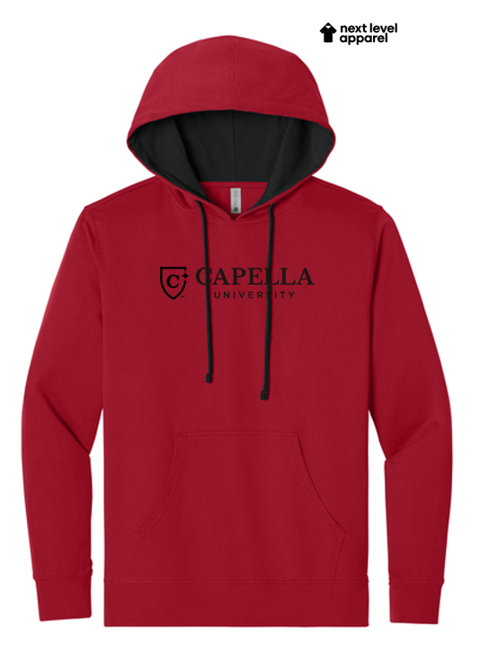 CAPELLA Next Level Apparel® Laguna Hoodie - Red/Black