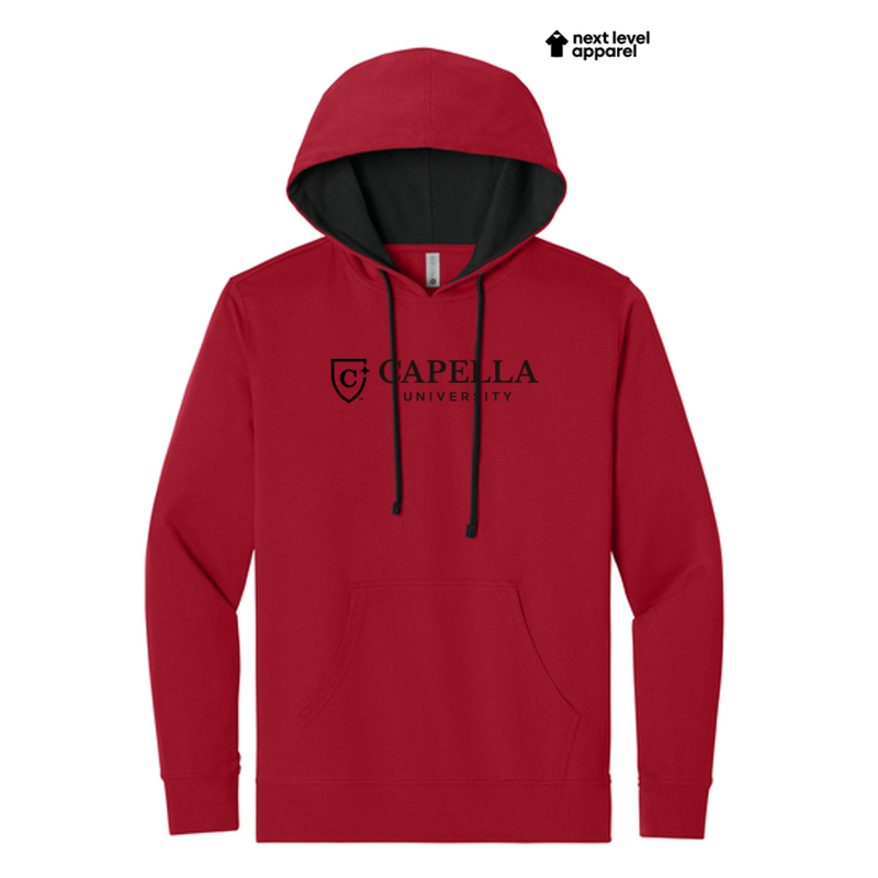 CAPELLA Next Level Apparel® Laguna Hoodie - Red/Black