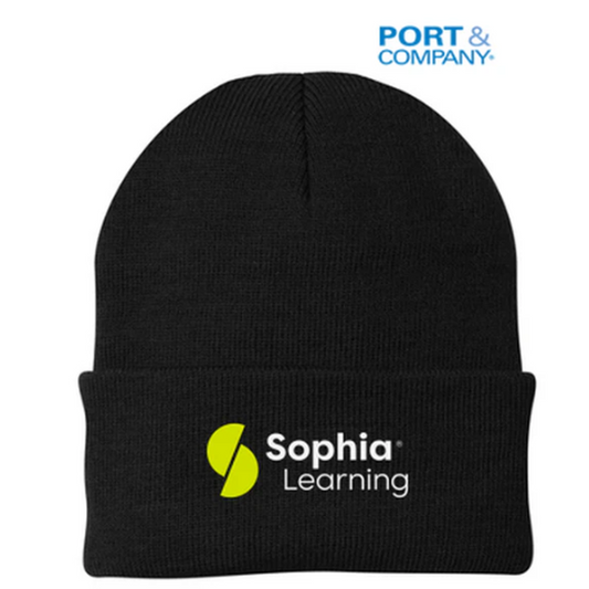 SOPHIA Knit Cap - Black