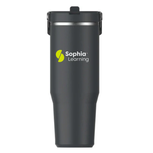 SOPHIA Stanley IceFlow™ 2.0 Flip Straw Tumbler 30 oz - BLACK