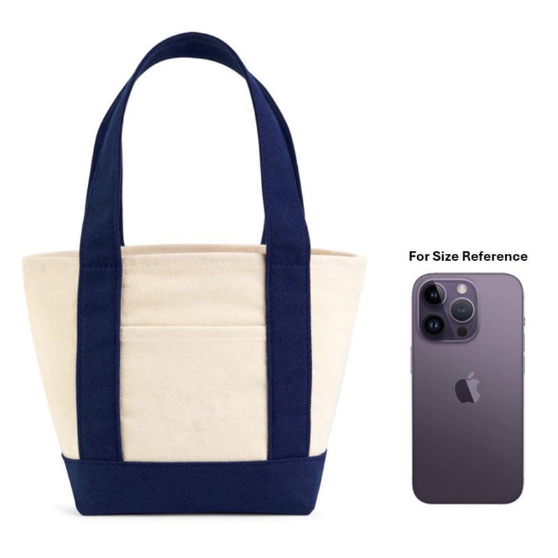 CAPELLA Petite Canvas Tote - Navy