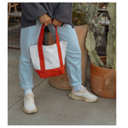 CAPELLA Mini Canvas Tote - Red