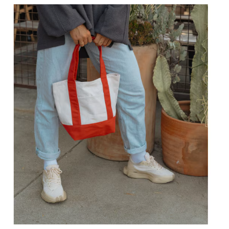 CAPELLA Mini Canvas Tote - Red