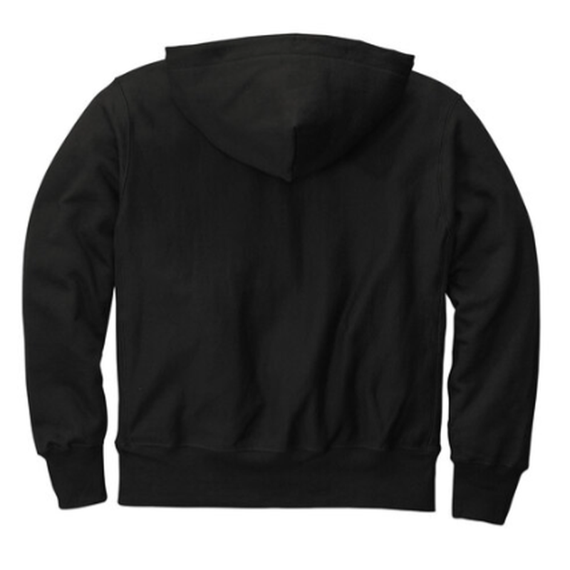 WHAT CAN'T YOU DO (3 logos) Champion® Reverse Weave® Hooded Sweatshirt - Black