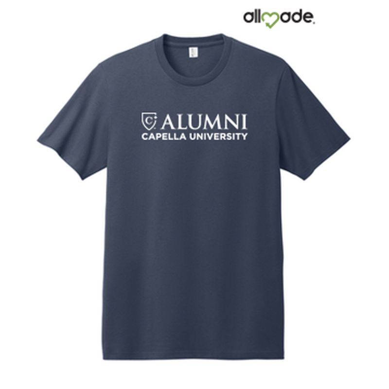 NEW CAPELLA ALUMNI - Allmade® Unisex Heavyweight Recycled Cotton Tee - Night Sky Navy