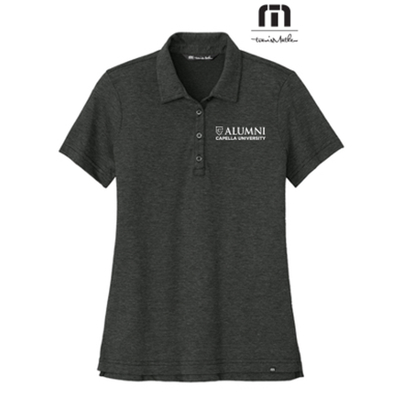 CAPELLA ALUMNI - TravisMathew Ladies Sunnyvale Polo - Black Heather