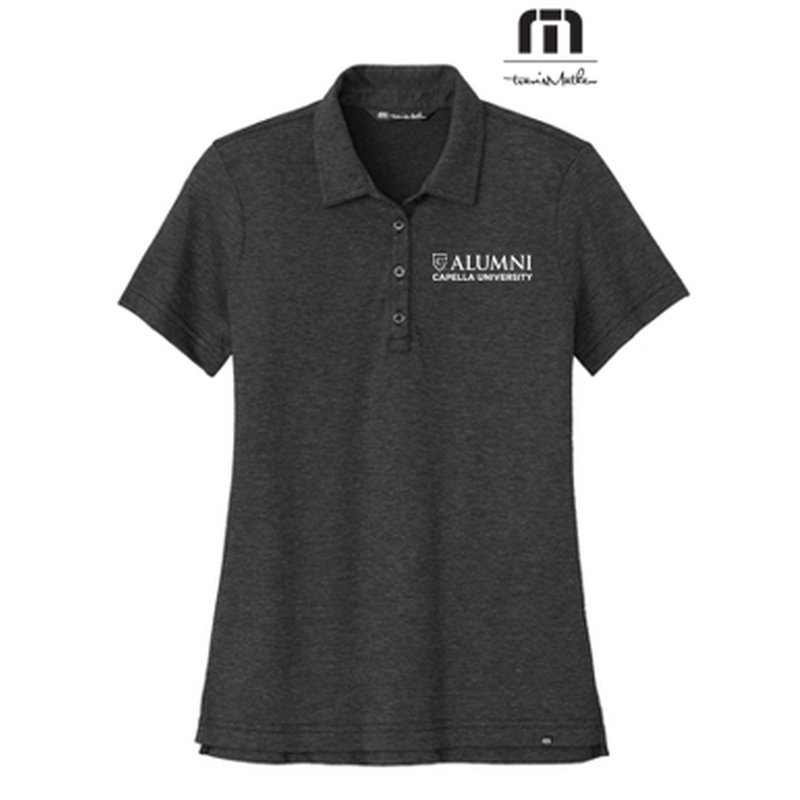 NEW CAPELLA ALUMNI - TravisMathew Ladies Sunnyvale Polo - Black Heather