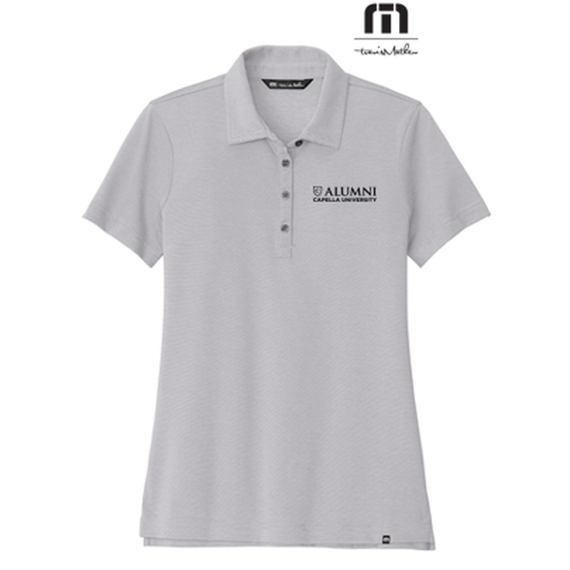 CAPELLA ALUMNI - TravisMathew Ladies Sunnyvale Polo - Light Grey Heather