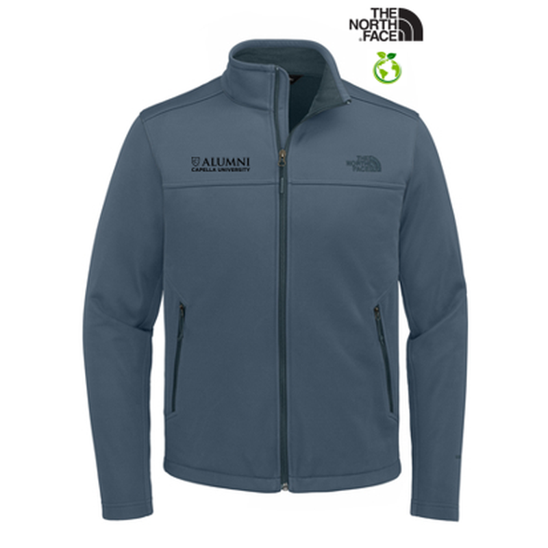 NEW CAPELLA ALUMNI - The North Face® Chest Logo Ridgewall Soft Shell Jacket - Shady Blue