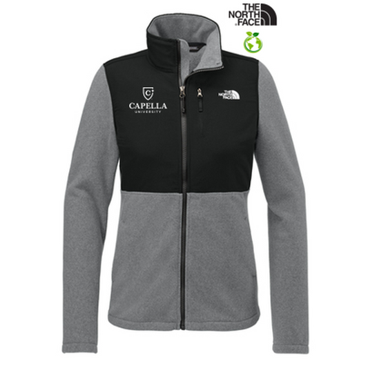 CAPELLA The North Face® Women’s Highest Peak Full-Zip Fleece Jacket - TNF Medium Grey Heather/TNF Black