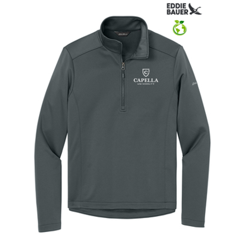 CAPELLA - Eddie Bauer® Smooth Mid Layer Fleece 1/2-Zip - Iron Gate