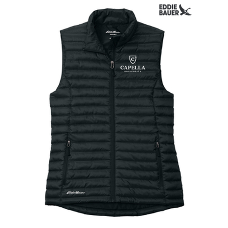 CAPELLA - Eddie Bauer® Women's Packable Quilted Vest - Black