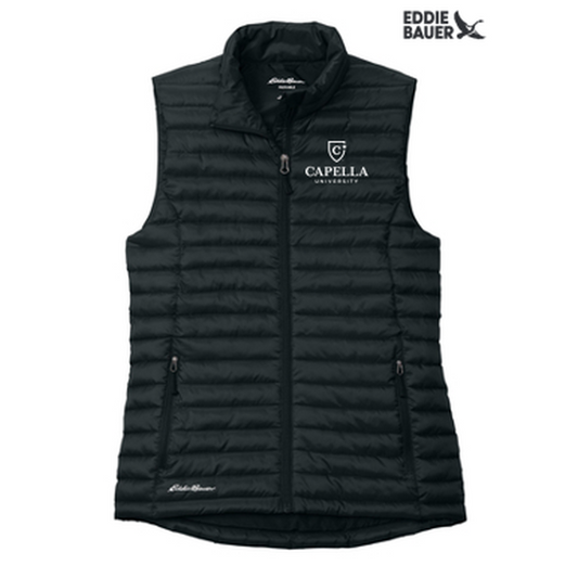 NEW CAPELLA - Eddie Bauer® Women's Packable Quilted Vest - Black