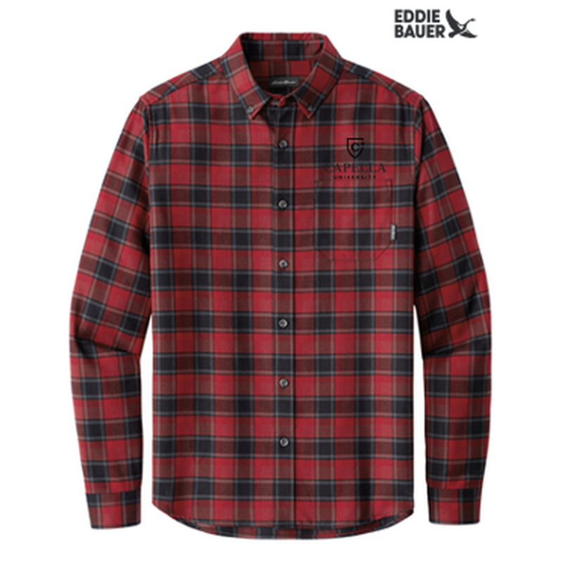 00s Eddie Bauer チェックシャツ 長袖シャツ レッド×ブラック CAPELLA - Eddie Bauer® Long Sleeve Favorite Flannel Plaid Shirt