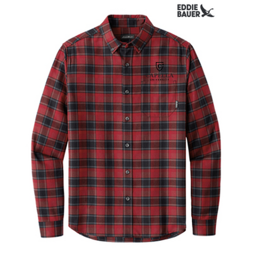 eddie bauer dress shirts CAPELLA - Eddie Bauer® Long Sleeve Favorite Flannel Plaid Shirt