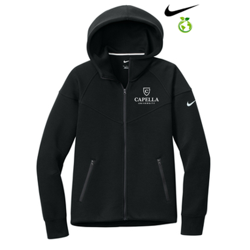 NEW CAPELLA - Nike Women’s Tech Fleece Full-Zip Hoodie - Black