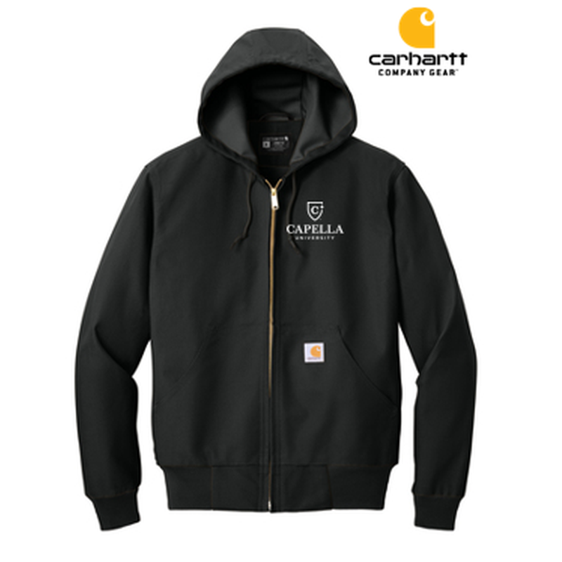 NEW CAPELLA - Carhartt ® Thermal-Lined Duck Active Jac - Black