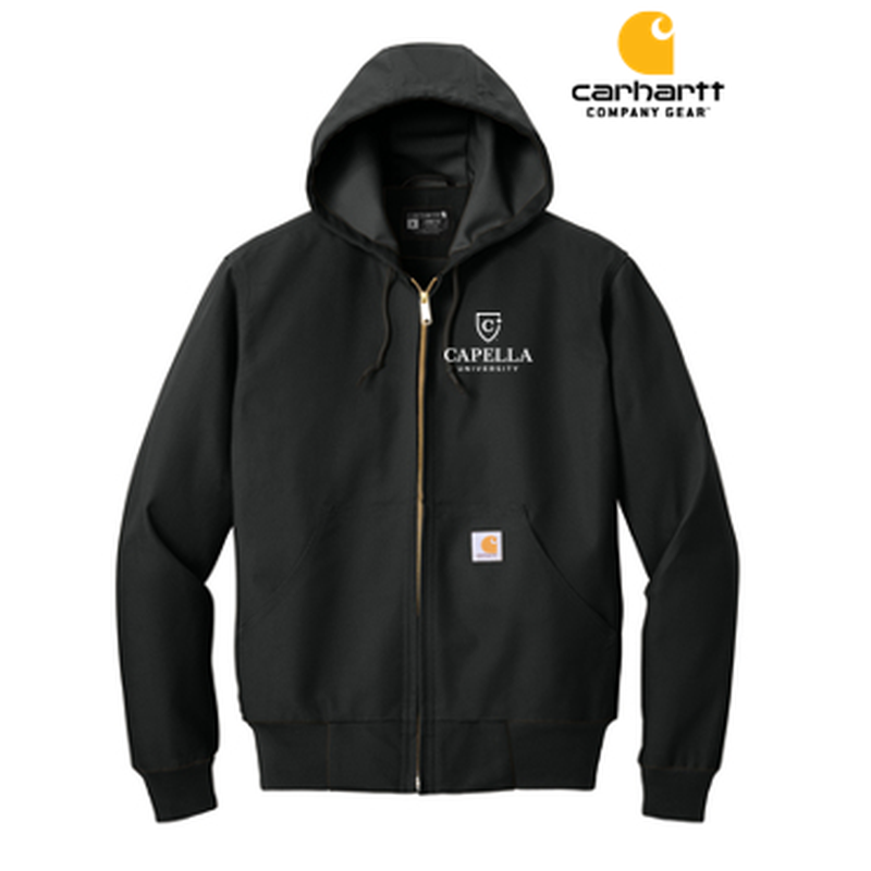CAPELLA - Carhartt ® Thermal-Lined Duck Active Jac - Black