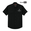 CAPELLA - CornerStone® Short Sleeve Select Ripstop Shirt - Black