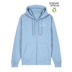 NEW CAPELLA Stanley/Stella Unisex Cultivator 2.0 Full-Zip Hooded Sweatshirt - Blue Soul