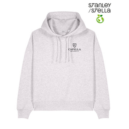 NEW Capella Stanley/Stella Women’s Stella Nora Hooded Sweatshirt - Cool Heather Grey