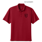 NEW CAPELLA Port Authority® Wearever Performance Pique Polo - Rich Red