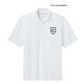 NEW CAPELLA Port Authority® Wearever Performance Pique Polo - White