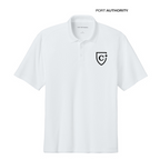 NEW CAPELLA Port Authority® Wearever Performance Pique Polo - White