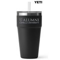 ALUMNI CAPELLA YETI RAMBLER® 26 OZ STACKABLE CUP  WITH STRAW LID - Black