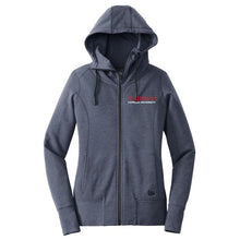 Load image into Gallery viewer, CAPELLA ALUMNI New Era® Ladies Tri-Blend Fleece Full-Zip Hoodie - True Heather Navy