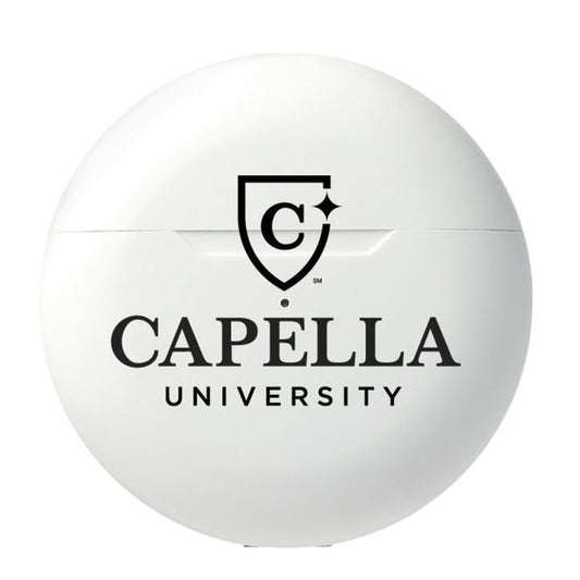 NEW CAPELLA Bawl 2.0 True Wireless Auto Pair Earbuds and Case - White