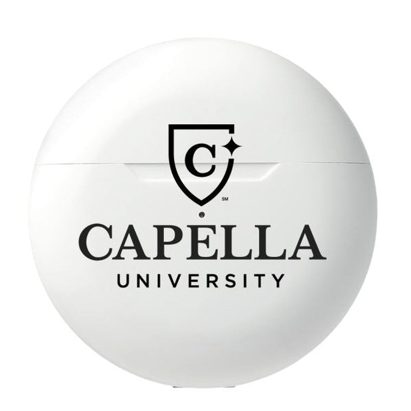 CAPELLA Bawl 2.0 True Wireless Auto Pair Earbuds and Case - White
