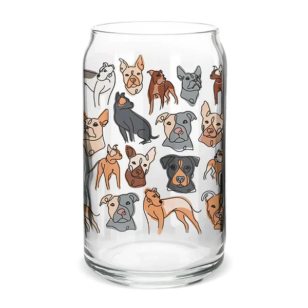 Must Love Dogs Lovable Cold Brew Glass - CLEAR