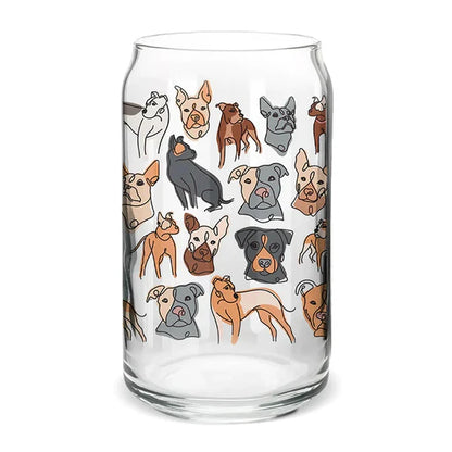 Must Love Dogs Lovable Cold Brew Glass - CLEAR