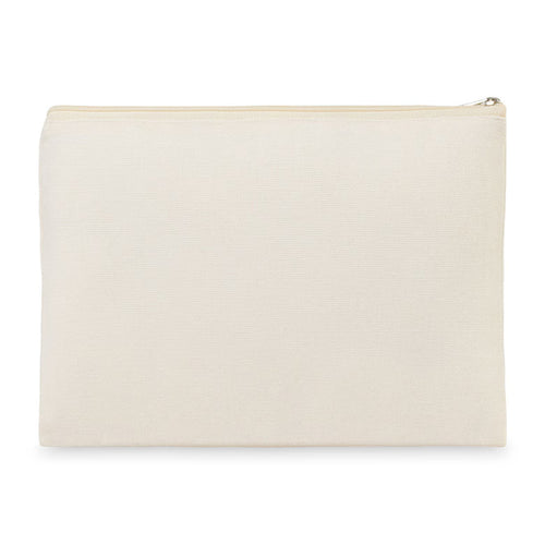 CAPELLA AWARE™ Recycled Cotton Zippered Pouch - Natural