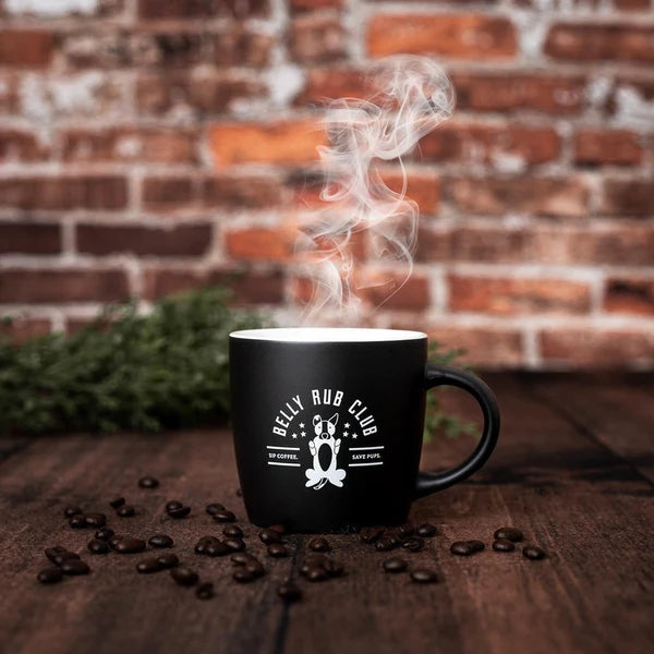 Belly Rub Club Café Mug - BLACK